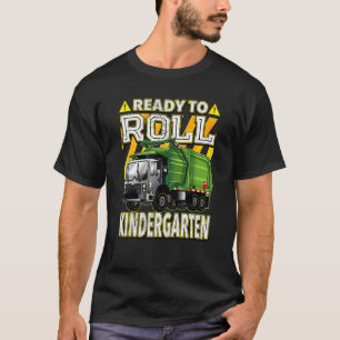 Terug naar school vuilniswagen klaar om te rollen t-shirt