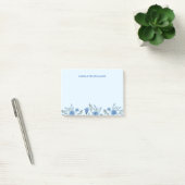 Terug naar school waterverf blauwe bloemen leraar post-it® notes (Kantoor)