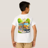 Terug naar school weer jongens t-shirt (Achterkant volledig)