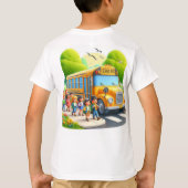 Terug naar school weer jongens t-shirt (Achterkant)