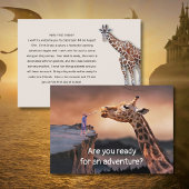 Terug naar School Welkom Kaarten Giraffe Adventure