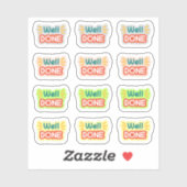 Terug naar School Well Done Stickers (Vel)