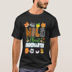 Terug naar school Wild over kleuterleidster Dieren T-shirt