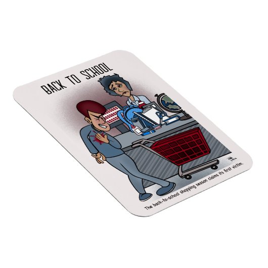 Terug naar school Winkelen Flexibele magneet (Rechterzijde)