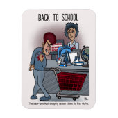 Terug naar school Winkelen Flexibele magneet (Verticaal)