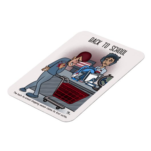 Terug naar school Winkelen Flexibele magneet (Linkerzijde)