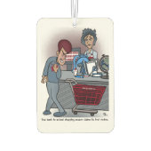 Terug naar school Winkelen Luchtverfrisser (Achterkant)