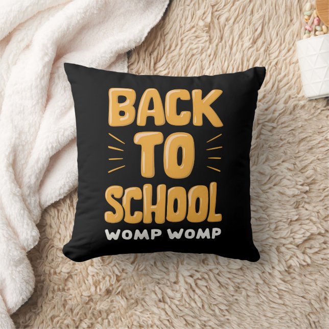 Terug naar school Womp Womp Leraar Kussen (Deken)