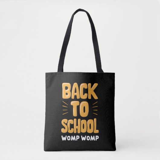 Terug naar school Womp Womp Leraar Tote Bag (Voorkant)