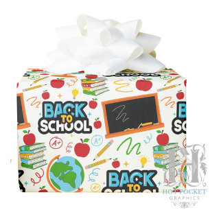 Terug naar School Wrapping Paper Cadeaupapier