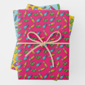 terug naar school Wrapping Paper Flat Sheet Set va (In situ)