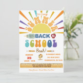 Terug naar school zo lang zomer terug naar school  kaart (Staand voorkant)