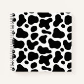 Terug naar school Zwart-witte luipaard Notitieboek (Voorkant)