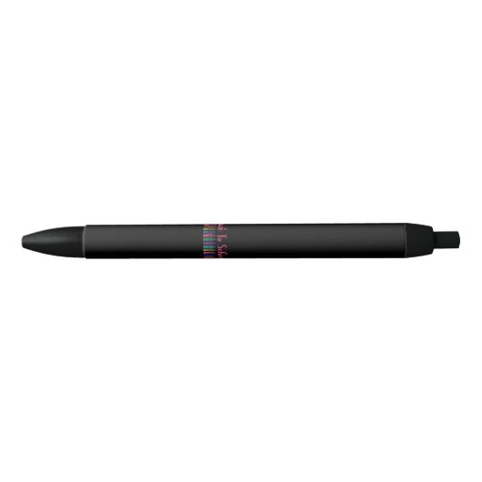 terug naar school zwarte inkt pen (Voorkant)