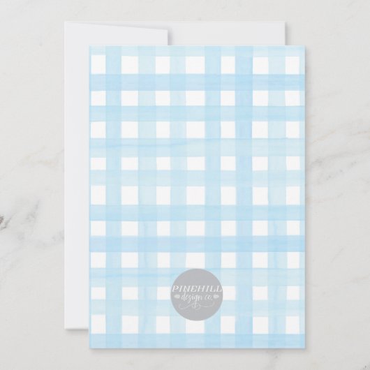 Terug naar school zwembad feest kaart (Achterkant)