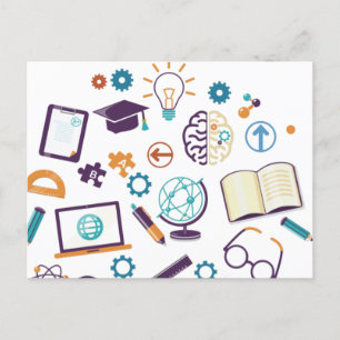 Terug naar schoolaanbod briefkaart