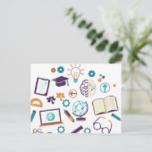 Terug naar schoolaanbod briefkaart (Staand voorkant)