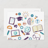 Terug naar schoolaanbod briefkaart (Voorkant / Achterkant)