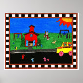 Terug naar schoolafdruk poster (Voorkant)