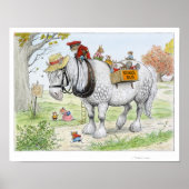 Terug naar schoolafdrukken poster (Voorkant)