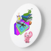 Terug naar schoolbankpas grote klok (Hoek)