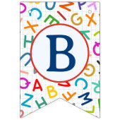 Terug naar schoolbanner vlaggetjes (Tweede vlag)