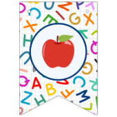 Terug naar schoolbanner vlaggetjes (Eerste vlag)