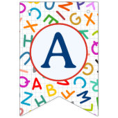 Terug naar schoolbanner vlaggetjes (Derde vlag)