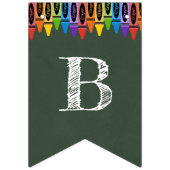 Terug naar schoolbanner vlaggetjes (Tweede vlag)