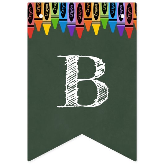 Terug naar schoolbanner vlaggetjes (Tweede vlag)