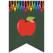 Terug naar schoolbanner vlaggetjes (Eerste vlag)