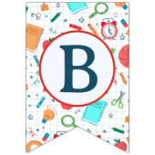 Terug naar schoolbanner vlaggetjes (Tweede vlag)