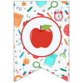 Terug naar schoolbanner vlaggetjes (Eerste vlag)