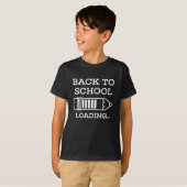 Terug naar schoolbelasting t-shirt (Voorkant volledig)