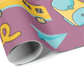 Terug naar schoolbus: naadloos inpakpapier (Rol Hoek)