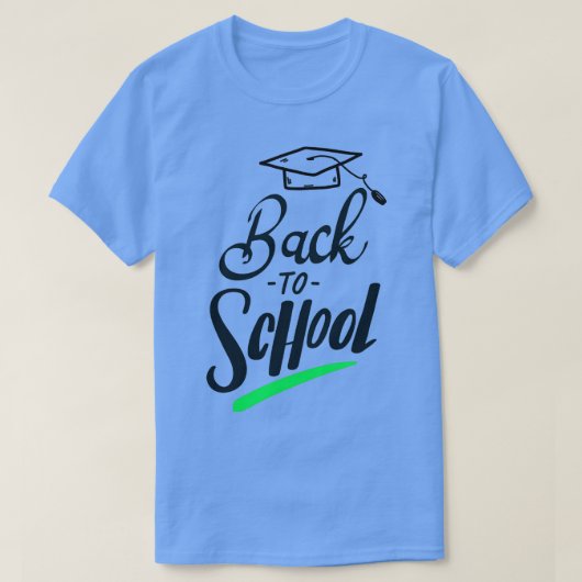 Terug naar schoolbus op maat t-shirt (Design voorkant)