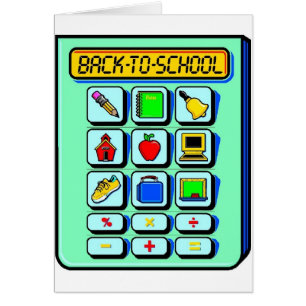 Terug naar schoolcalculator