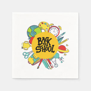 Terug naar schooldag Funny giften Giften voor kind Servet