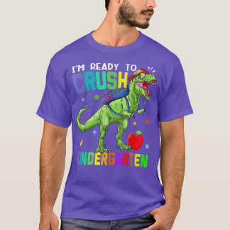 Terug naar schooldinosaur jongens ben ik klaar om  t-shirt