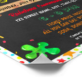 Terug naar schoolevenement sjabloon poster (Hoek)