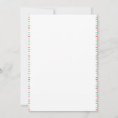 Terug naar schoolfeest kaart (Achterkant)