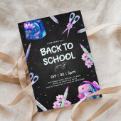 Terug naar schoolfeest kaart