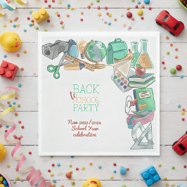 Terug naar schoolfeest servet