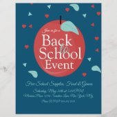 Terug naar schoolfeesten Apple Flyer (Voorkant)