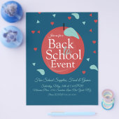 Terug naar schoolfeesten Apple Flyer (Enkel)