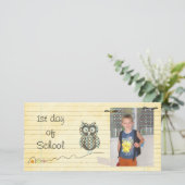 Terug naar schoolfotokaart (Staand voorkant)