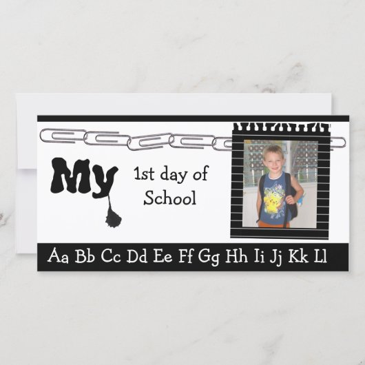 Terug naar schoolfotokaart (Voorkant)