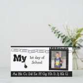 Terug naar schoolfotokaart (Staand voorkant)