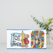 Terug naar schoolfotokaart (Staand voorkant)