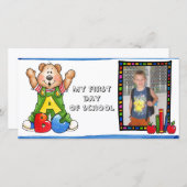 Terug naar schoolfotokaart aankondiging (Voorkant / Achterkant)